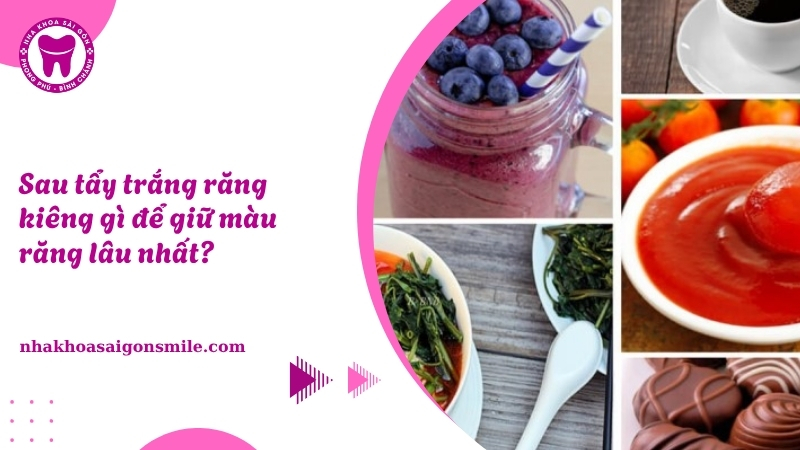 141. Sau tay trang rang kieng gi de giu mau rang lau nhat