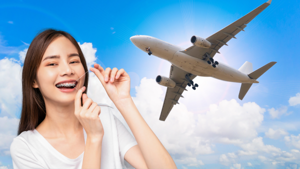 Những điều cần chuẩn bị để có chuyến bay an toàn khi đang niềng răng