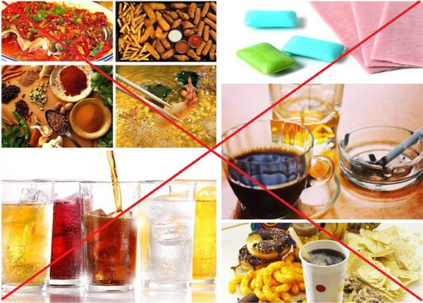 Các thực phẩm cần tránh khi bị nhiệt miệng