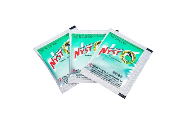 Sử dụng thuốc kháng nấm Nystatin