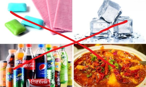 Viêm tủy răng nên kiêng ăn đồ quá nóng hoặc quá lạnh