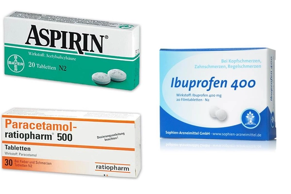 Thuốc giảm đau răng Ibuprofen và Paracetamol