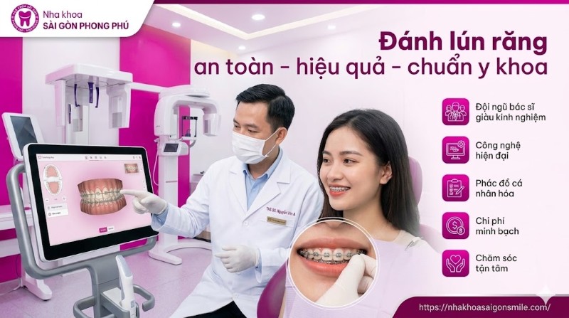 Đánh lún răng bằng dây cung là gì? Ưu điểm & Quy trình thực hiện 6 Nha khoa Sài Gòn Phong Phú - Địa chỉ được nhiều khách hàng lựa chọn tại Bình Chánh